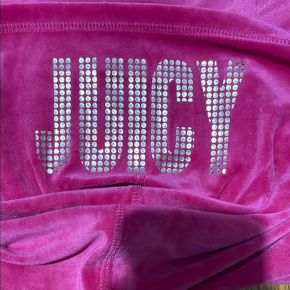 Juicy Couture Fuchsia Velour set with Gold Accents